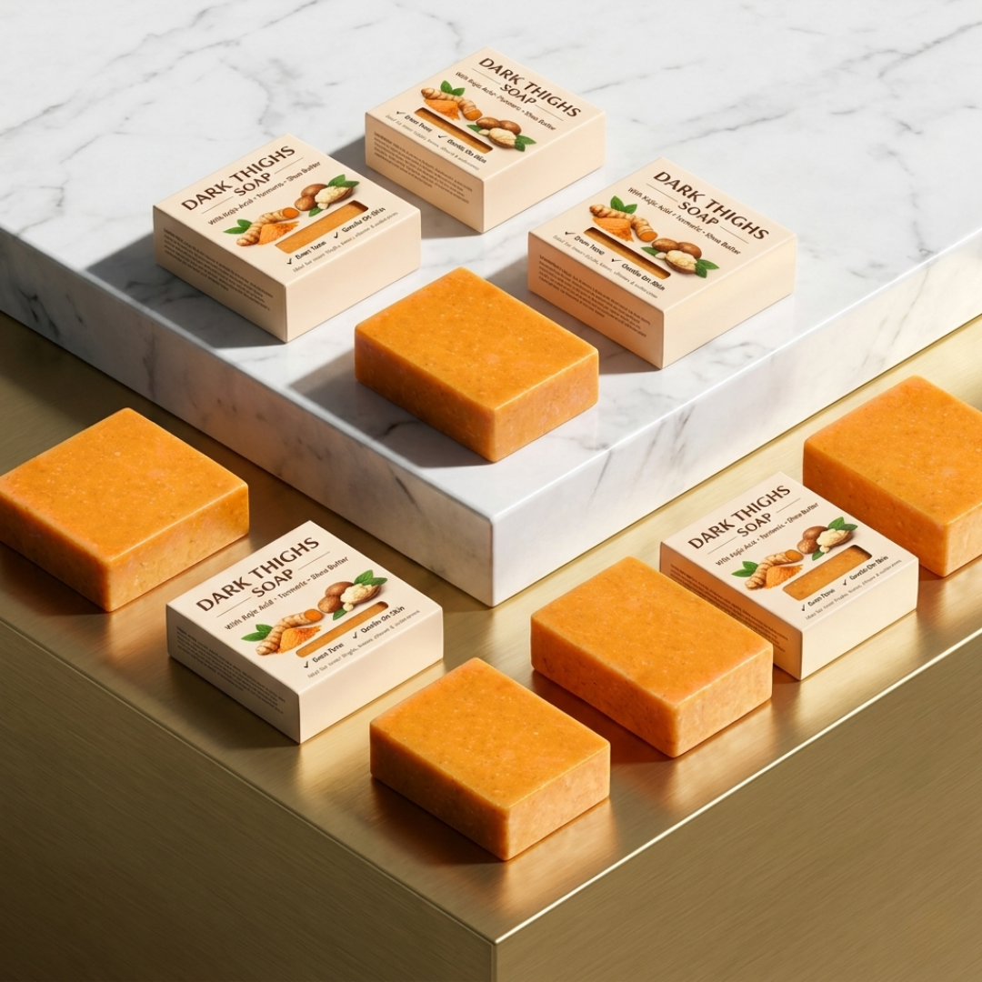 Dark Thighs Soap Bar 2pcs with Turmeric & Shea Butter