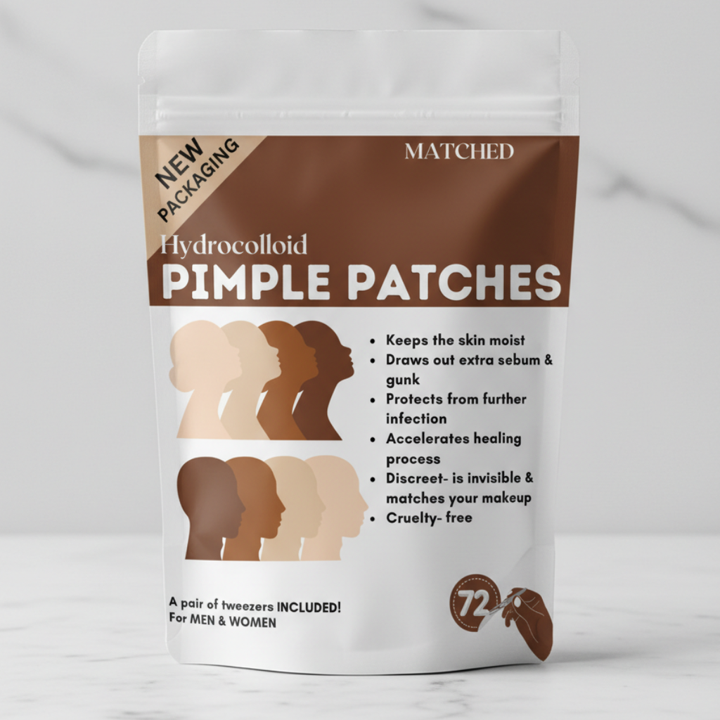 NRB Patch- Skin tone Round Hydrocolloid Pimple Patches – 72 Count (3 Sizes)