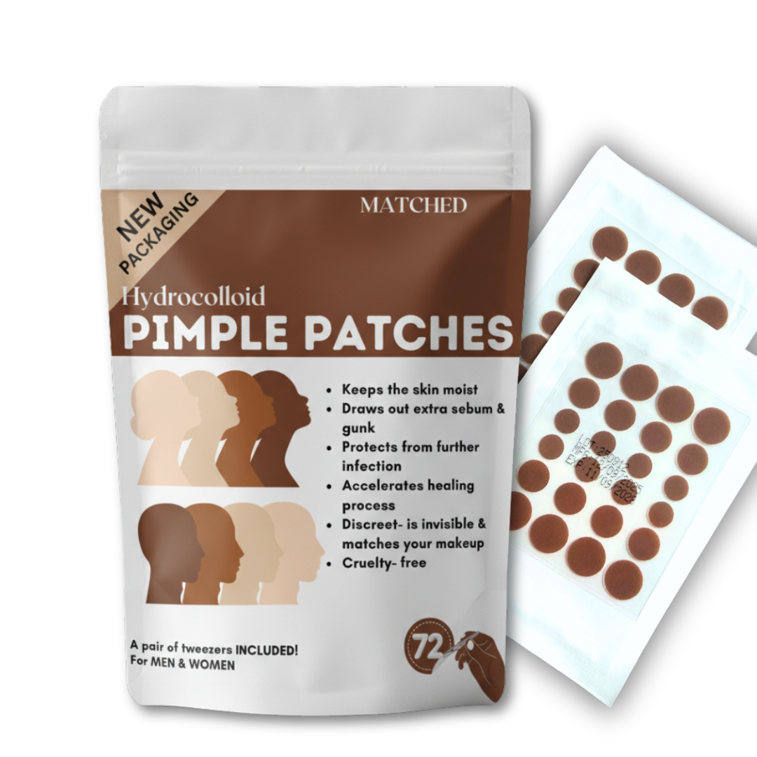 NRB Patch- Skin tone Round Hydrocolloid Pimple Patches – 72 Count (3 Sizes)
