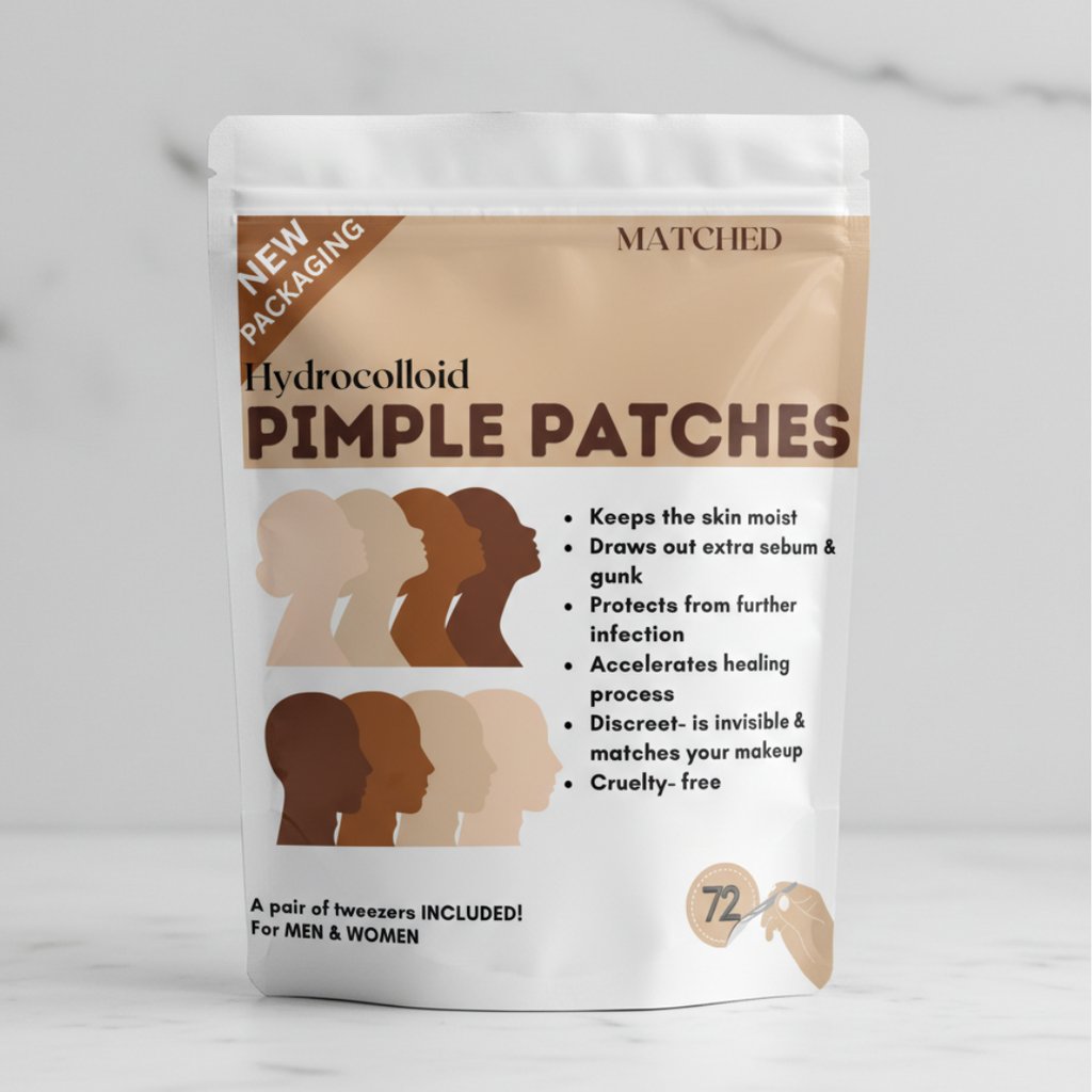 MIA Patch- Skin tone Round Hydrocolloid Pimple Patches – 72 Count (3 Sizes)