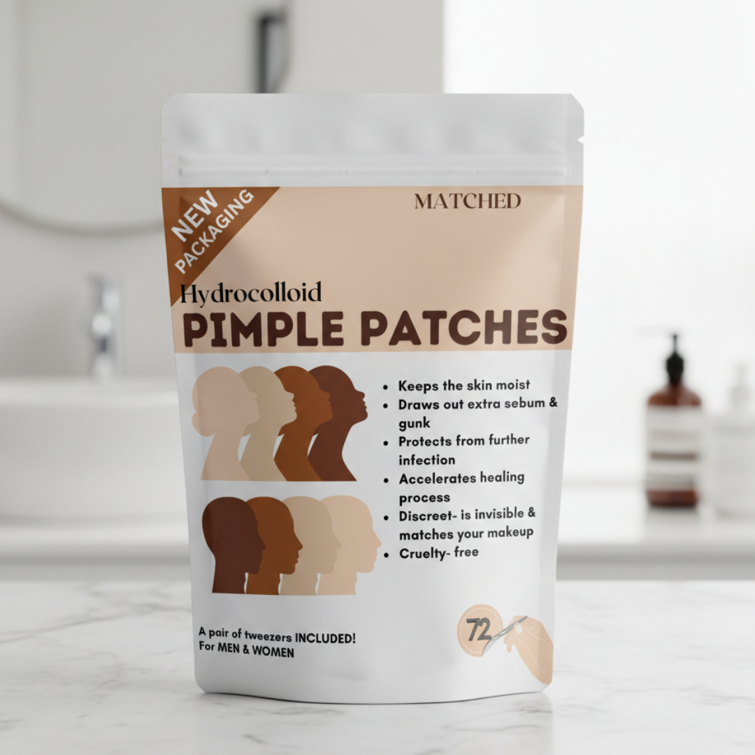 MTL Patch- Skin tone Round Hydrocolloid Pimple Patches – 72 Count (3 Sizes)