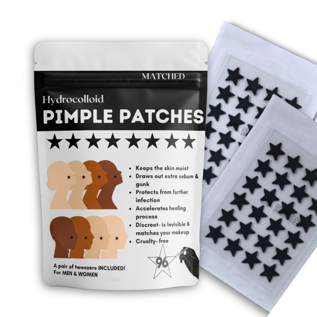 Black Star Pimple Patches- 96 Count