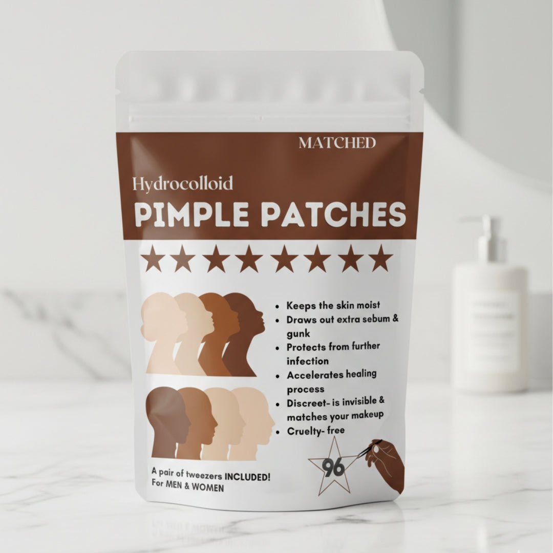 Deep Brown Star Pimple Patches- 96 Count