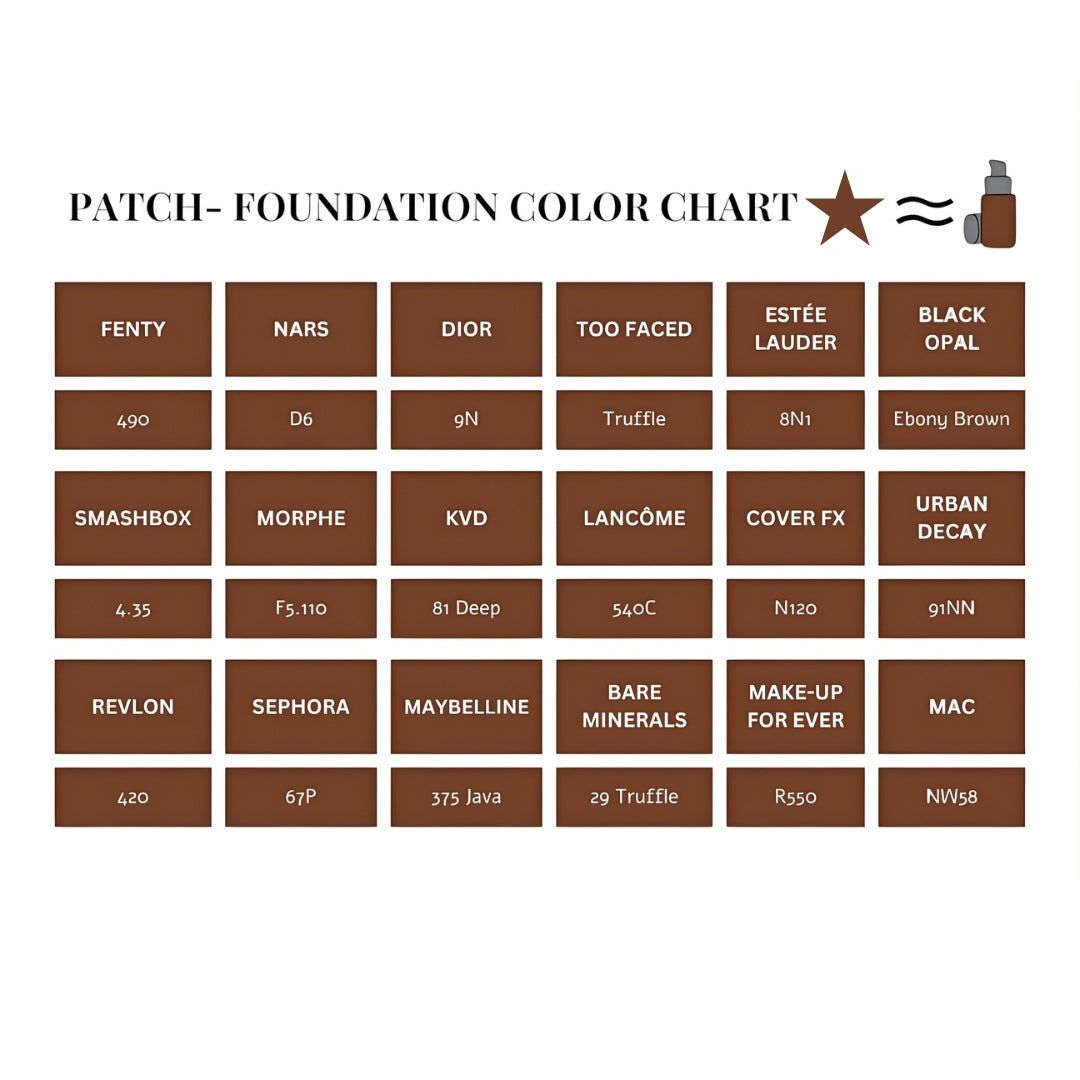 Deep Brown Star Pimple Patches- 96 Count