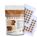 Medium Deep Brown Star Pimple Patches- 96 Count